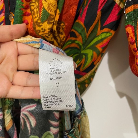 FARM Rio Multicolor Patterned Midi Dress - Picture 5 of 8